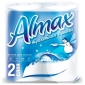 Просмотр фото... Бумага туалетная Almax 2-слойная белая