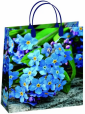 Просмотр фото... Сумка мягкий пластик 23х26 № 130 Голубые цветы (1/20) Корея